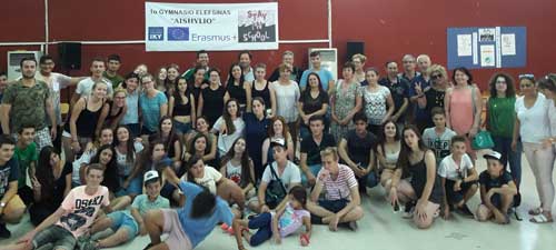 Το Ευρυβιάδειο Γυμνάσιο συμμετείχε σε εκδήλωση «Erasmus+ Stay in School» στην Ελευσίνα