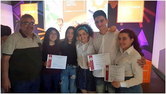 Πρώτη και τρίτη θέση για το Λύκειο Αγίου Ιωάννη στον διαγωνισμό: Cyprus Contest for Young Scientist