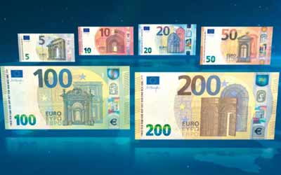 Αρχίζει η κυκλοφορία των χαρτονομισμάτων €100 και €200